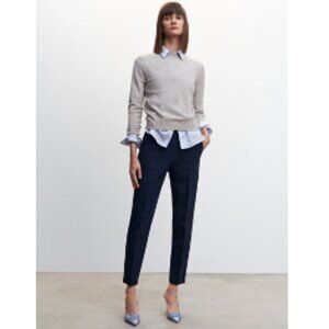 Mango Suit Pant Navy 36/4